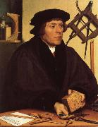 Hans Holbein Portrait of Nikolaus Kratzer oil on canvas